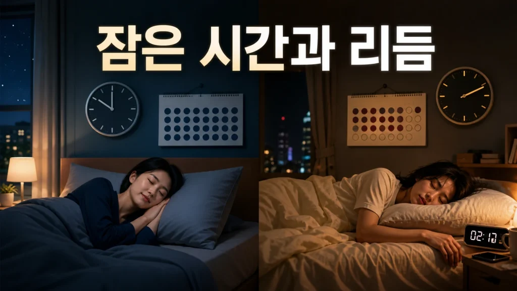 수면 리듬과 혈압 연관성의 AI 설명도