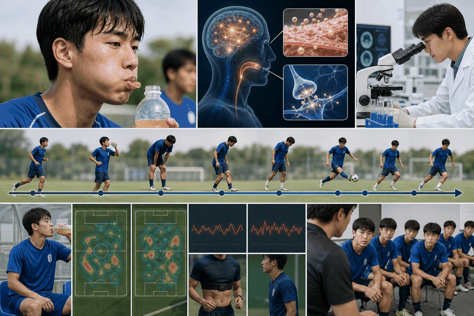 탄수화물로 입만 헹궈도 축구 경기력이 좋아질까 핵심 내용을 보여주는 대표 이미지