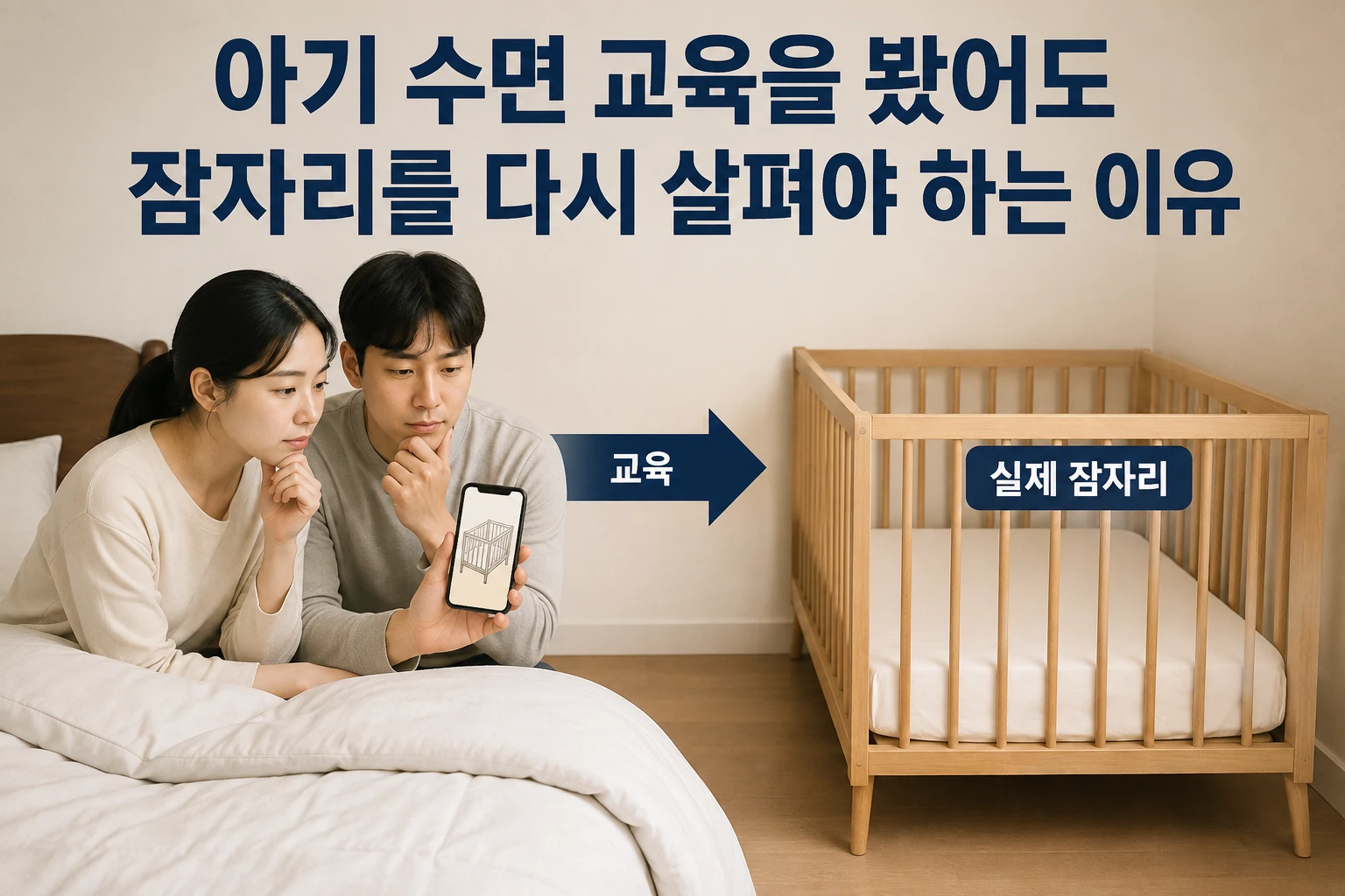 아기 수면 교육을 봤어도 잠자리를 다시 살펴야 하는 이유의 비교와 판단 기준