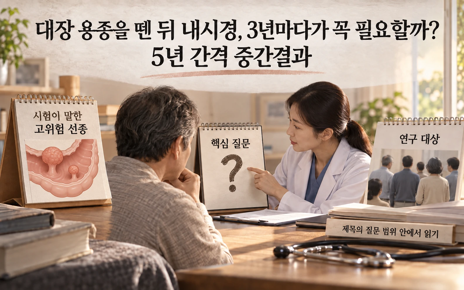 용종 제거 후 감시 내시경 간격 연구