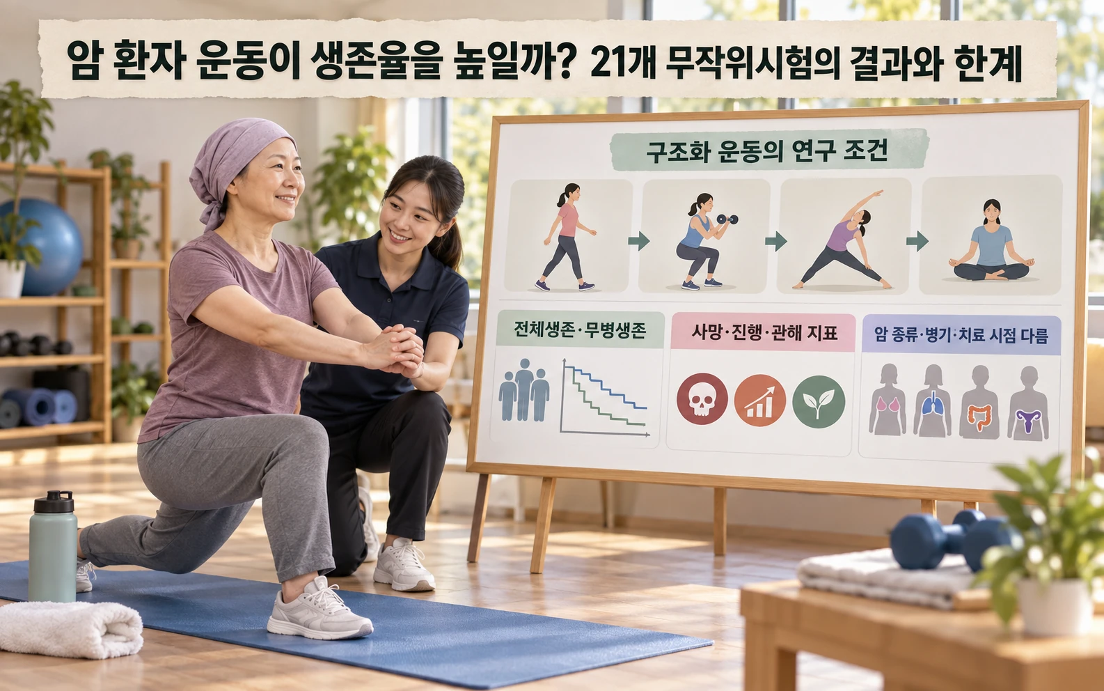 구조화 운동 프로그램의 연구 조건