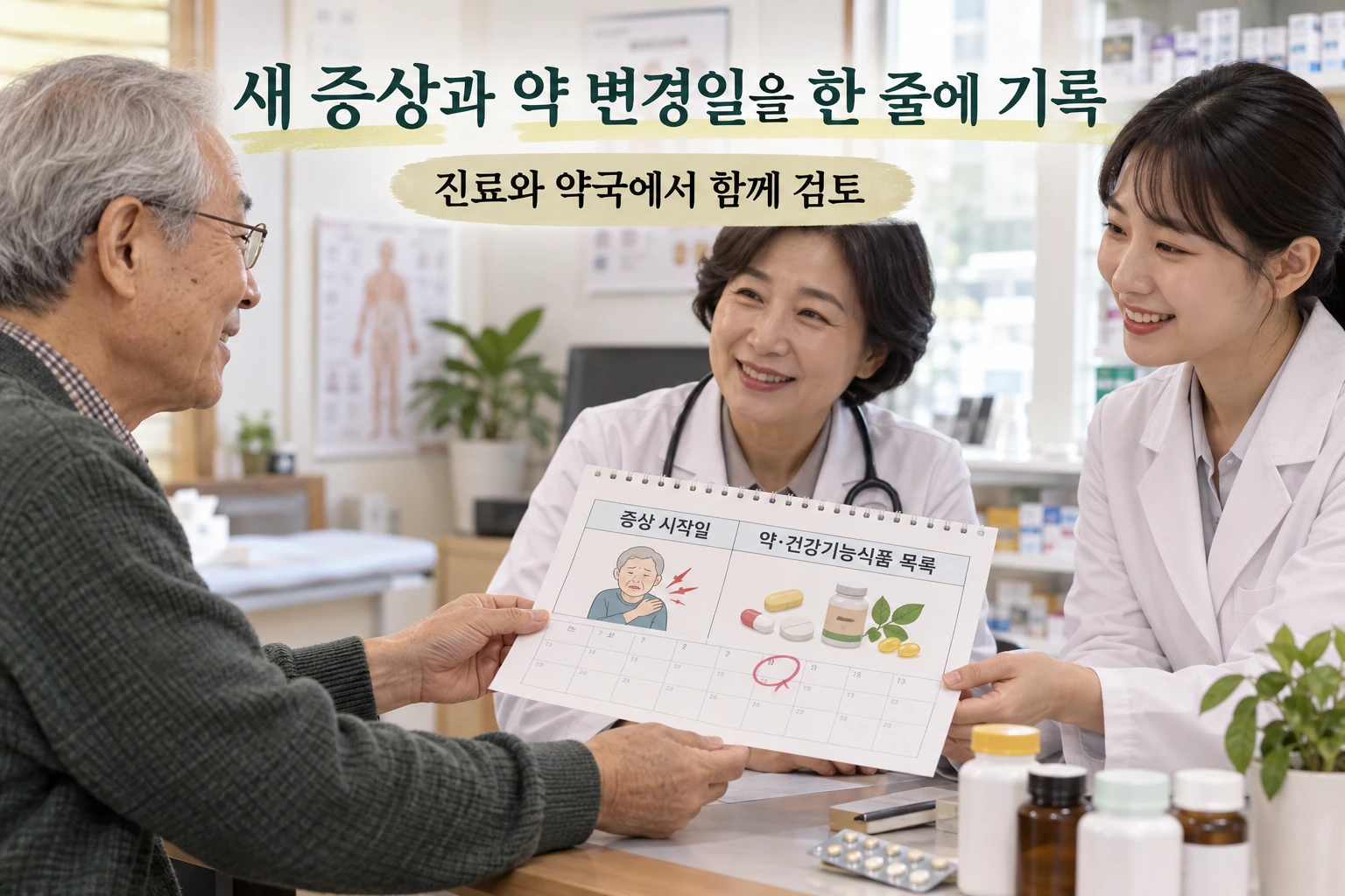 노인에게 약이 하나씩 늘어날 때, 부작용을 새 병으로 본 처방 연쇄는 없을까 연구 결과와 적용 한계를 보여주는 4번째 인포그래픽