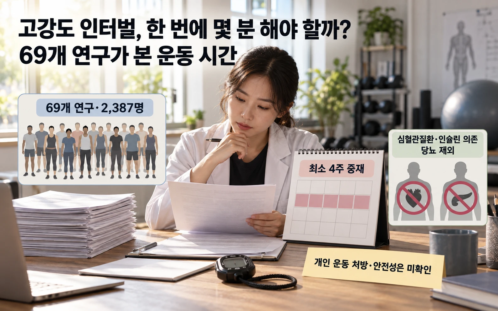 연구 제외 대상과 개인 적용 한계