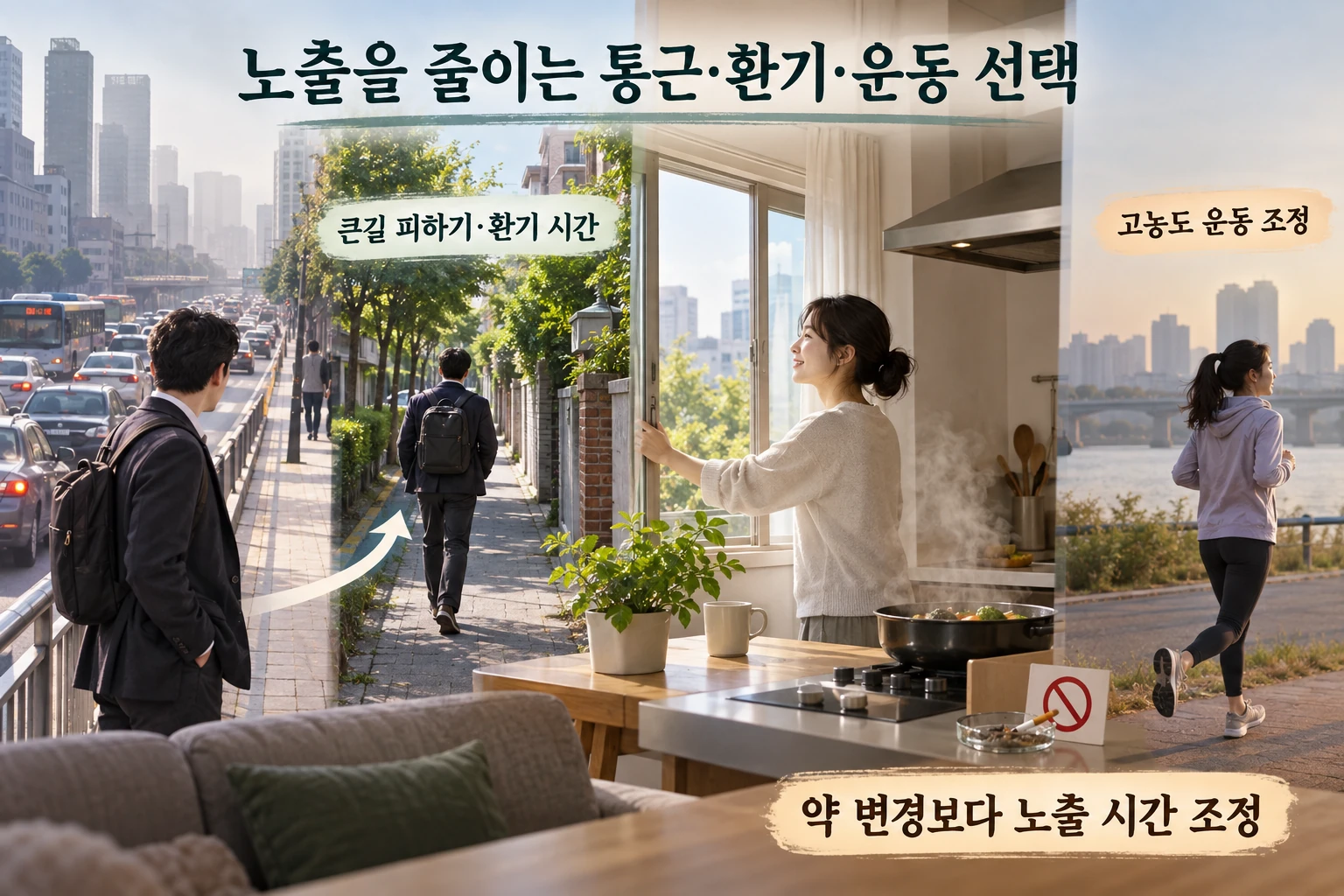 미세먼지가 낮아져도 혈관 반응은 달라졌습니다, 6년 추적의 변화 연구 결과와 적용 한계를 보여주는 4번째 인포그래픽
