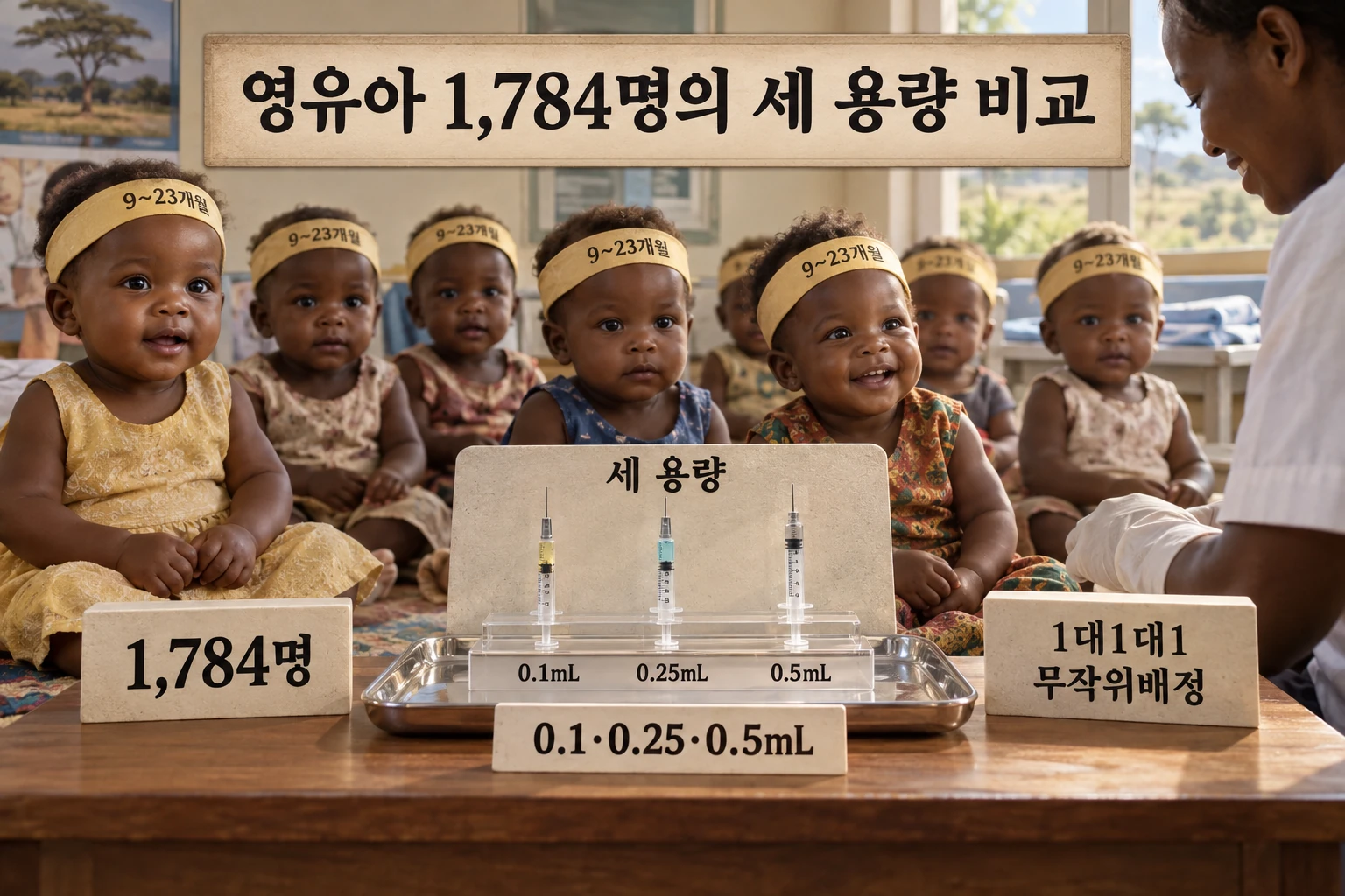 황열 백신이 부족할 때, 두 돌 전 아이도 나눠 맞아도 될까 연구 결과와 적용 한계를 보여주는 2번째 인포그래픽