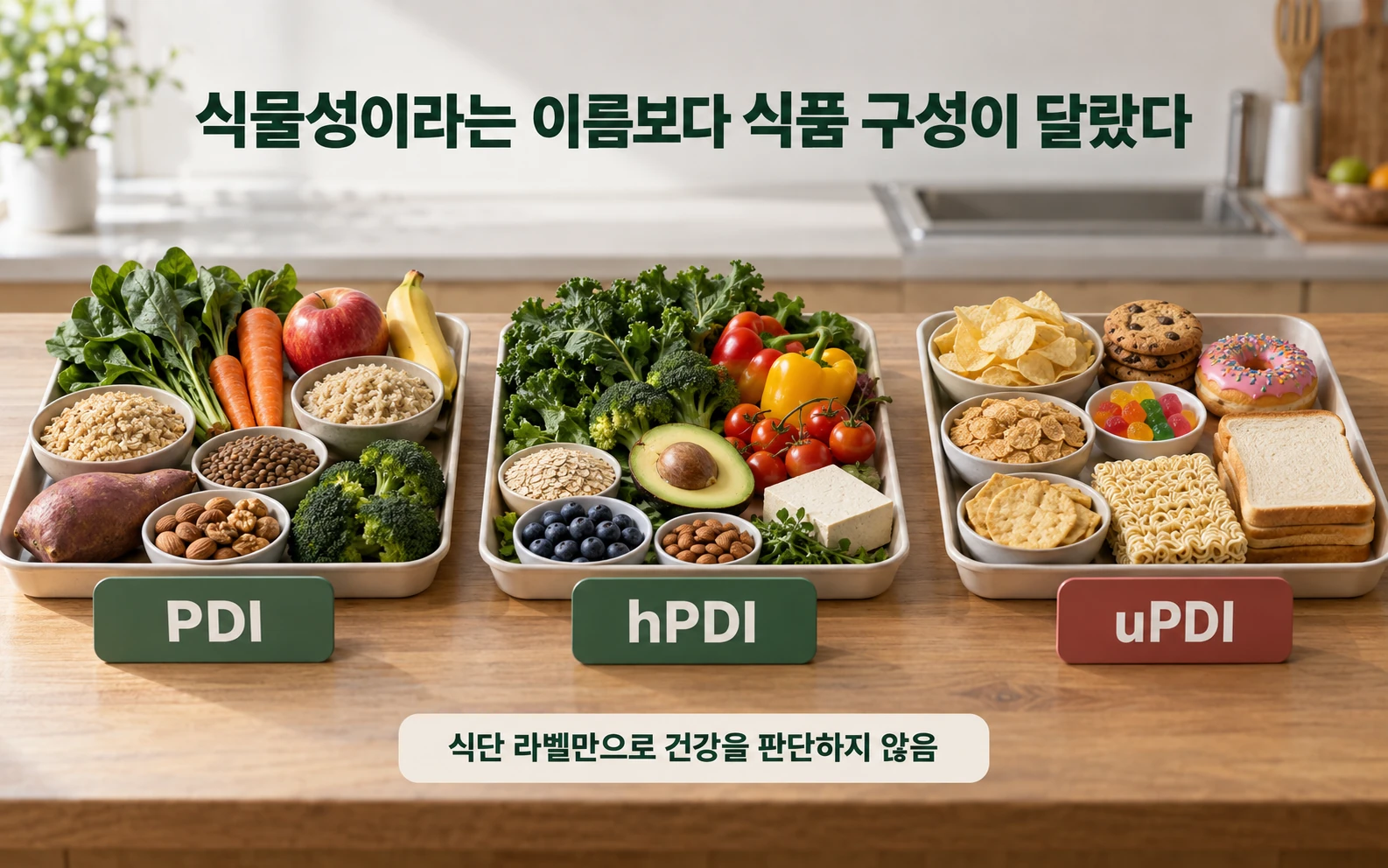 식물성 식단도 질에 따라 나눴다의 근거와 적용 범위