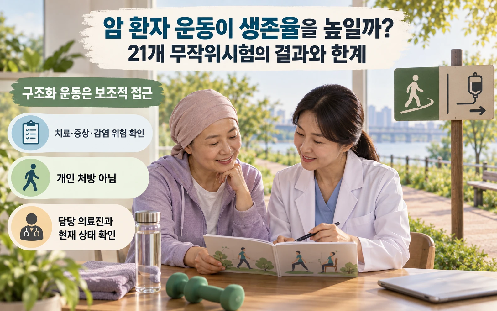항암치료를 대신하지 않는 운동 근거