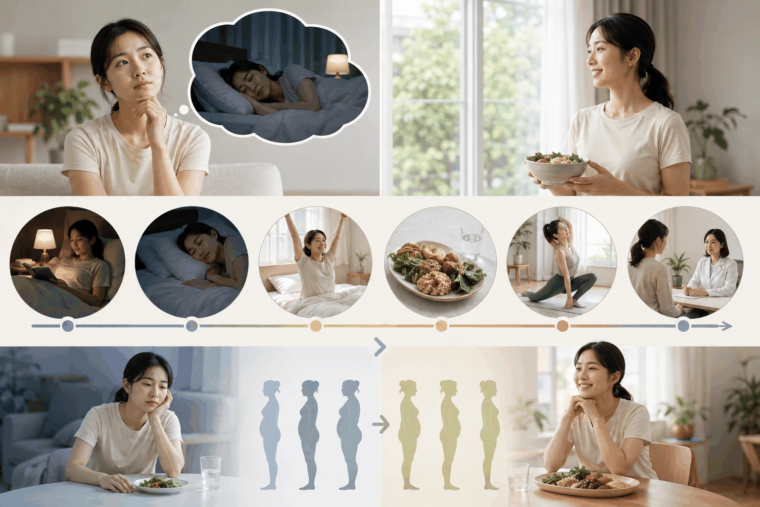 살이 잘 안 빠질 때 수면 시간부터 늘리면 될까 핵심 내용을 보여주는 대표 이미지