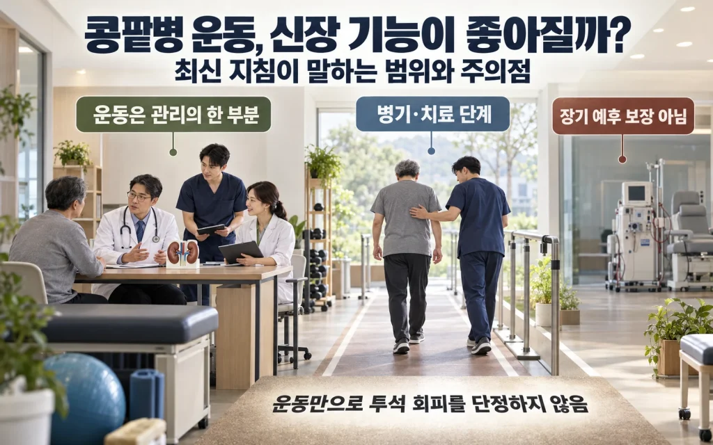 콩팥병 운동, 신장 기능이 좋아질까？ 최신 지침이 말하는 범위와 주의점 연구 개요