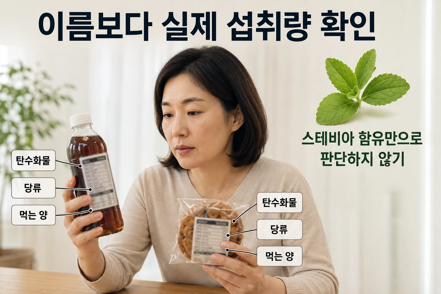 제품 이름보다 먼저 볼 영양표시의 비교와 판단 기준