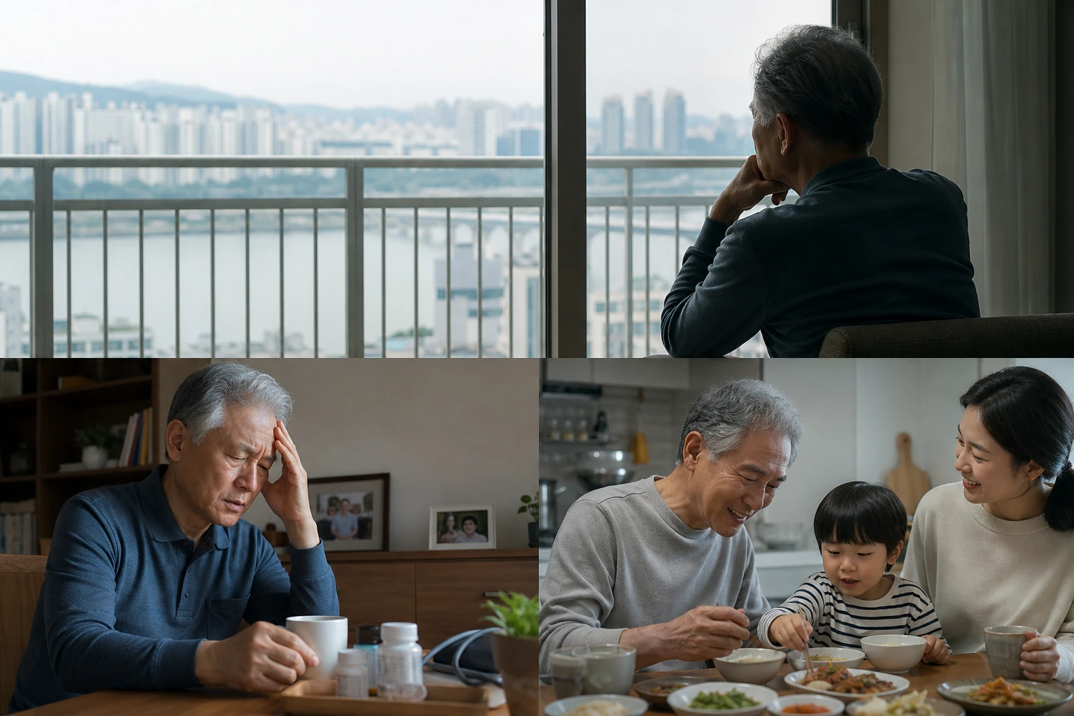 지역에 따라 반대로 움직인 결과