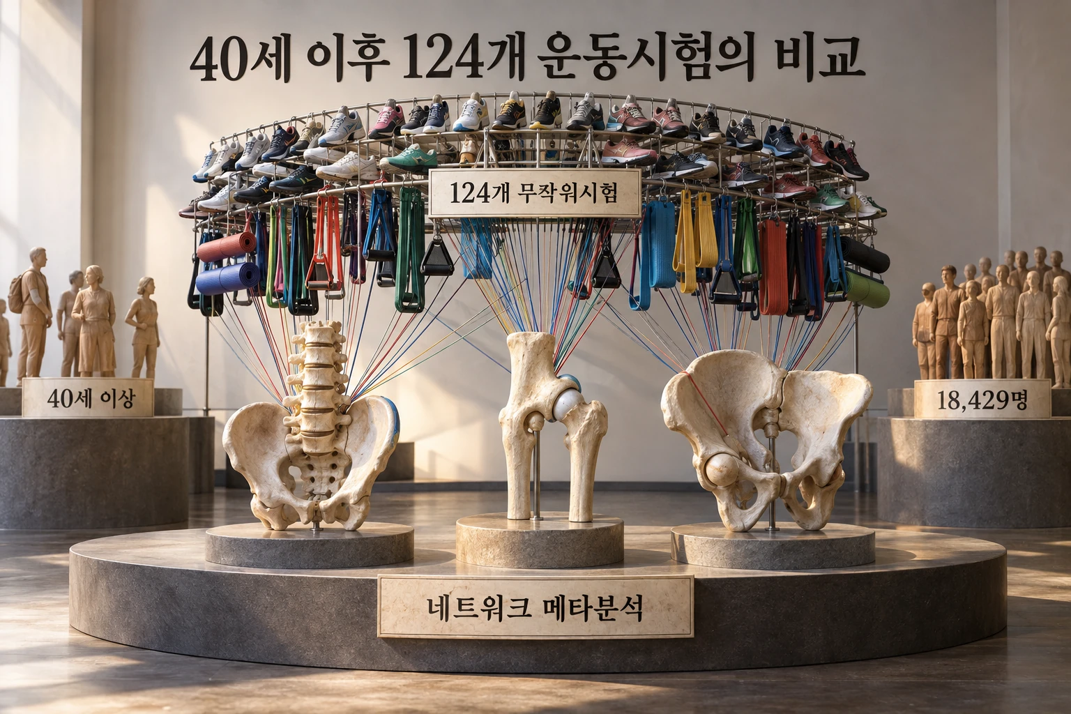골밀도를 지키는 운동, 40세 이후 빠르게 걷기와 근력운동을 함께 보세요 연구 결과와 적용 한계를 보여주는 2번째 인포그래픽