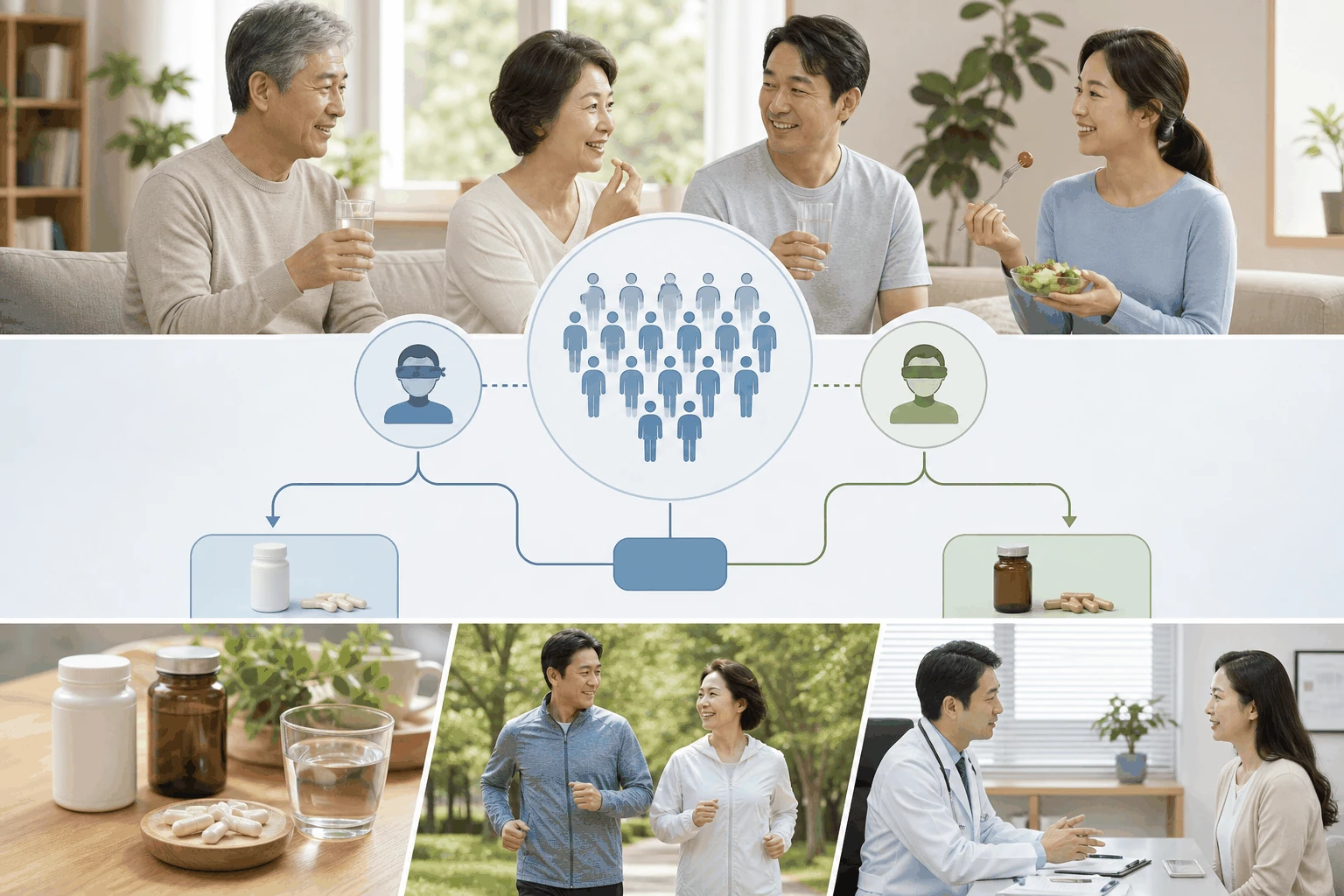 455명이 참여한 이중맹검 3상 시험의 핵심 내용을 보여주는 정보 이미지