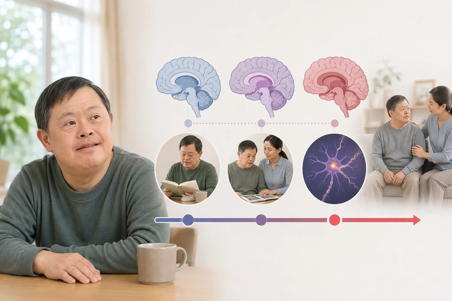 다운증후군 성인의 알츠하이머병 뒤 발작, 언제 더 주의해야 할까 핵심 내용을 보여주는 대표 이미지