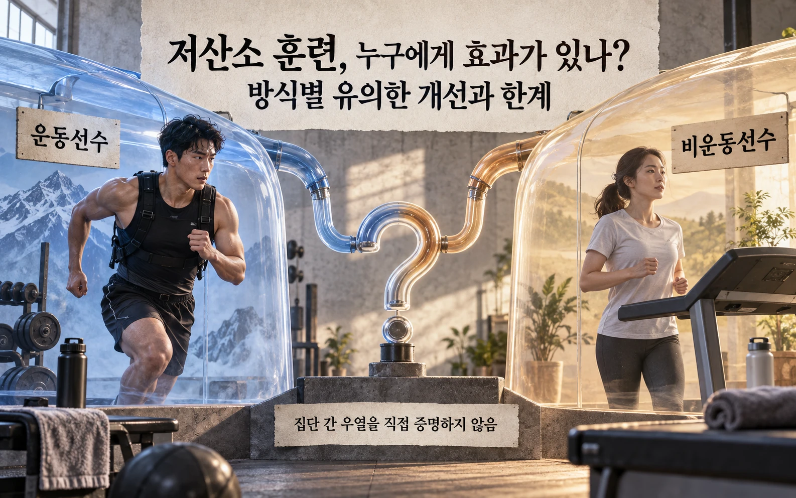 저산소 훈련의 대상별 결과와 해석 한계