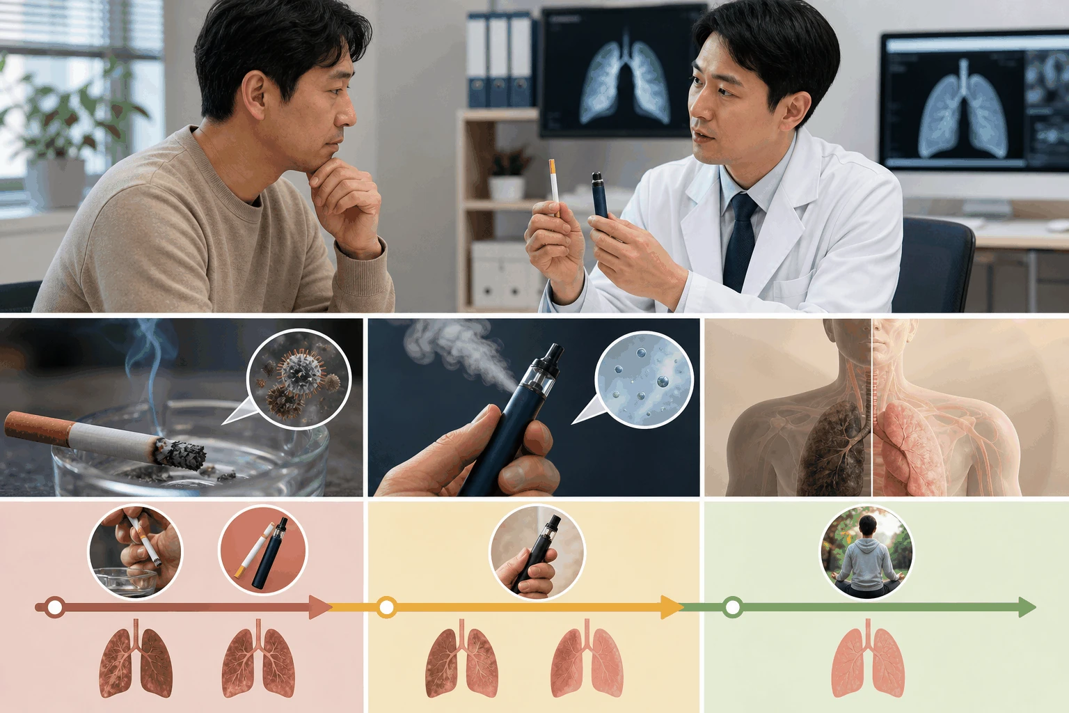 담배를 끊으려 전자담배로 바꾸면 금연일까 핵심 내용을 보여주는 대표 이미지