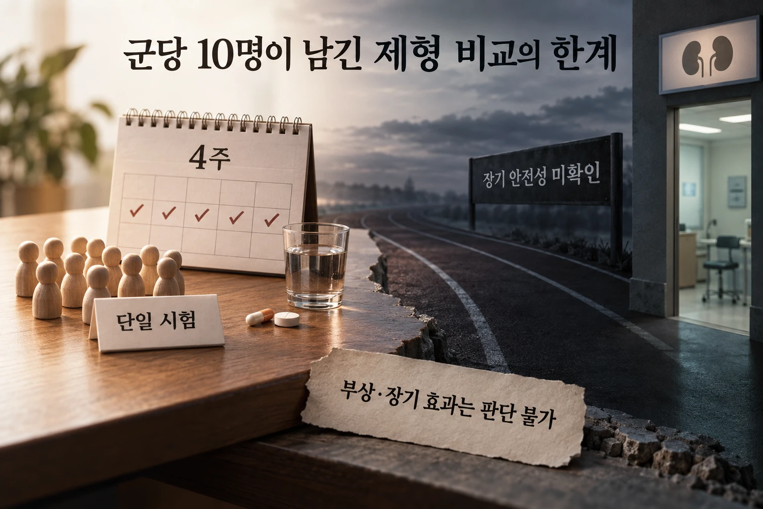 축구선수의 4주 반복질주 훈련, 크레아틴 종류에 따라 효과가 달랐을까 연구 결과와 적용 한계를 보여주는 5번째 인포그래픽
