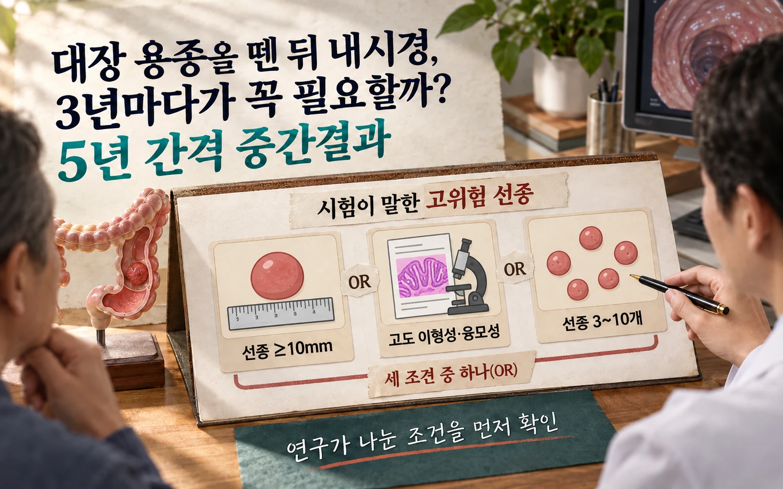시험이 정의한 고위험 선종의 세 조건