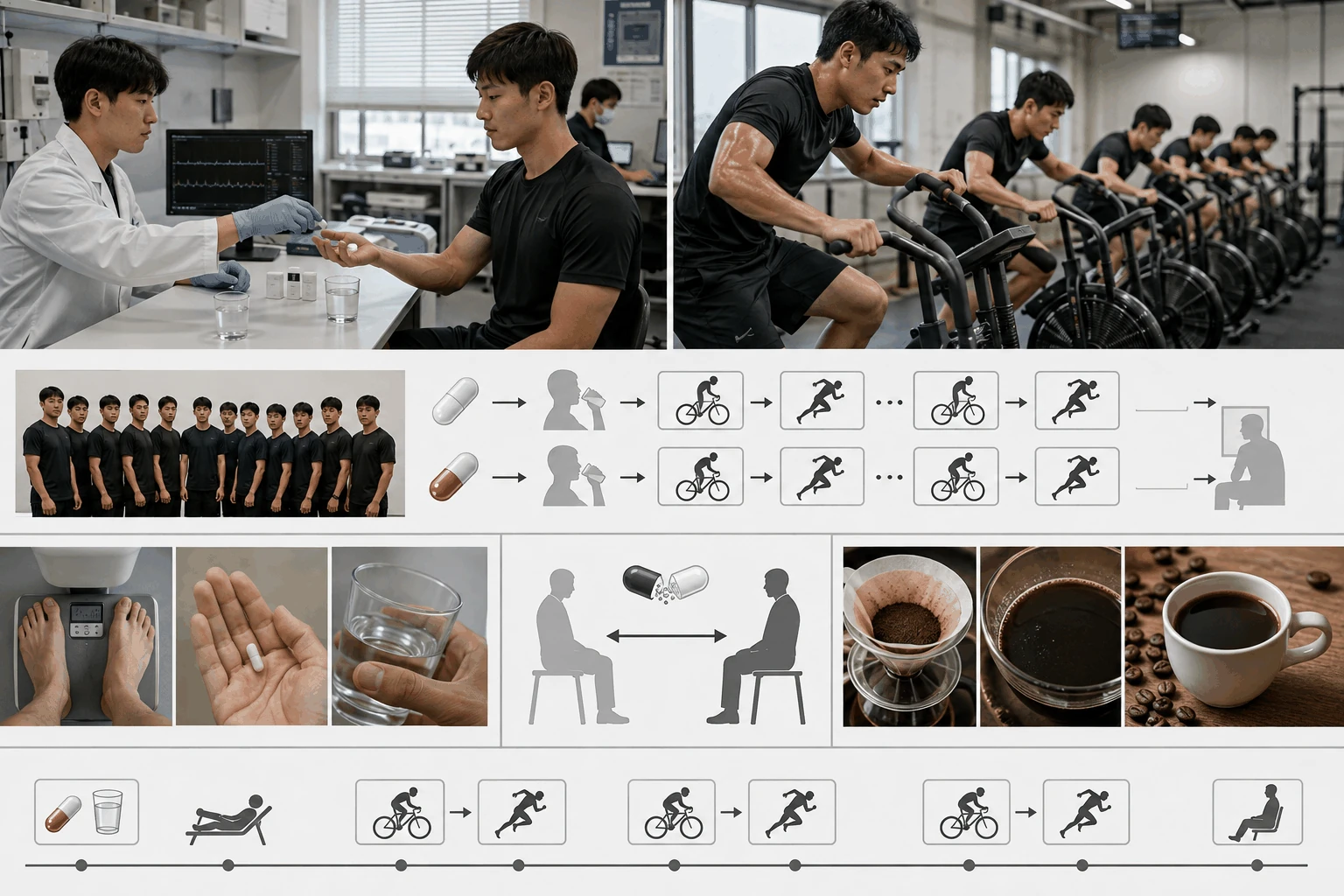 12명이 세 번 반복한 질주의 핵심 내용을 보여주는 정보 이미지