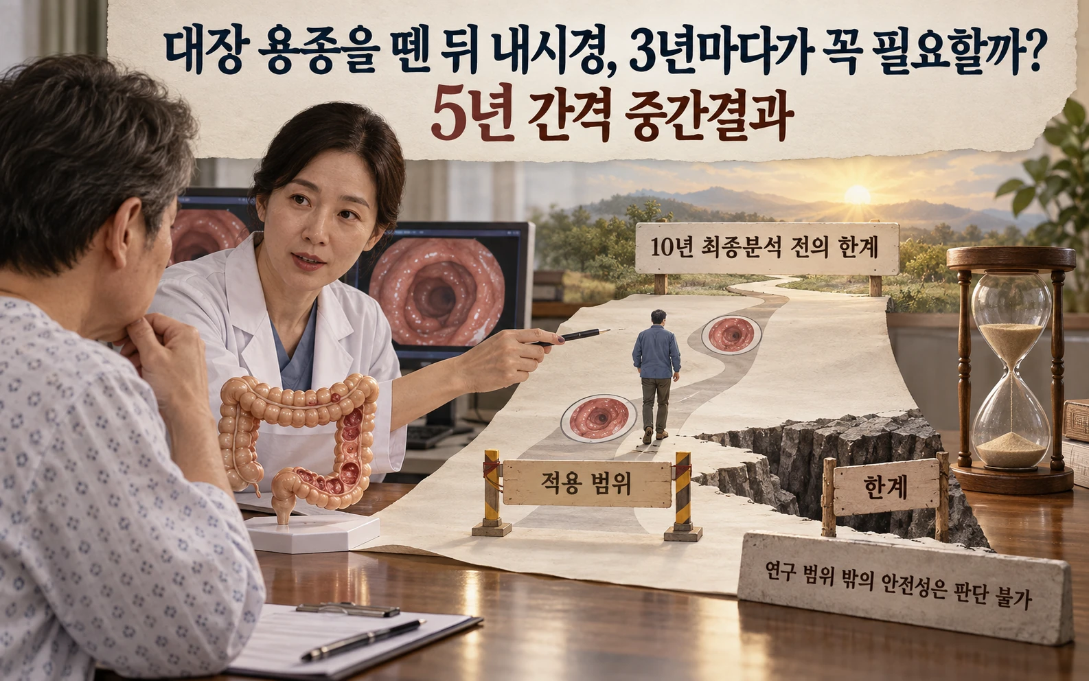 중간분석과 10년 최종분석의 구분