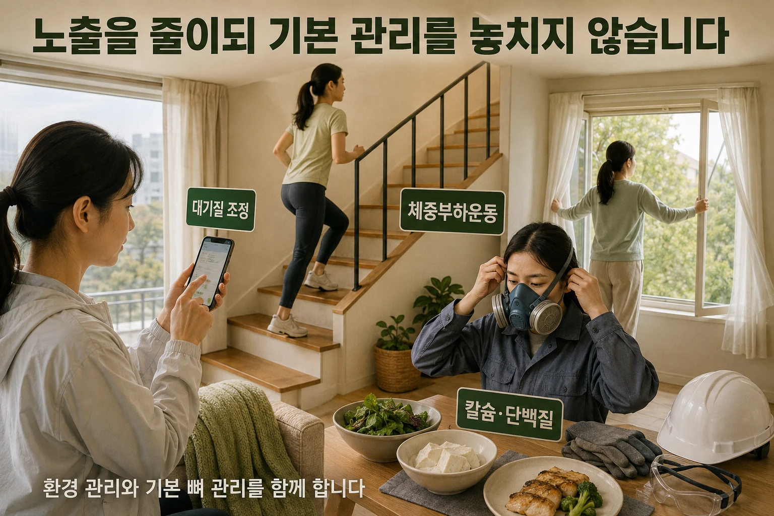 04 핵심 내용을 정리한 건강 정보 이미지