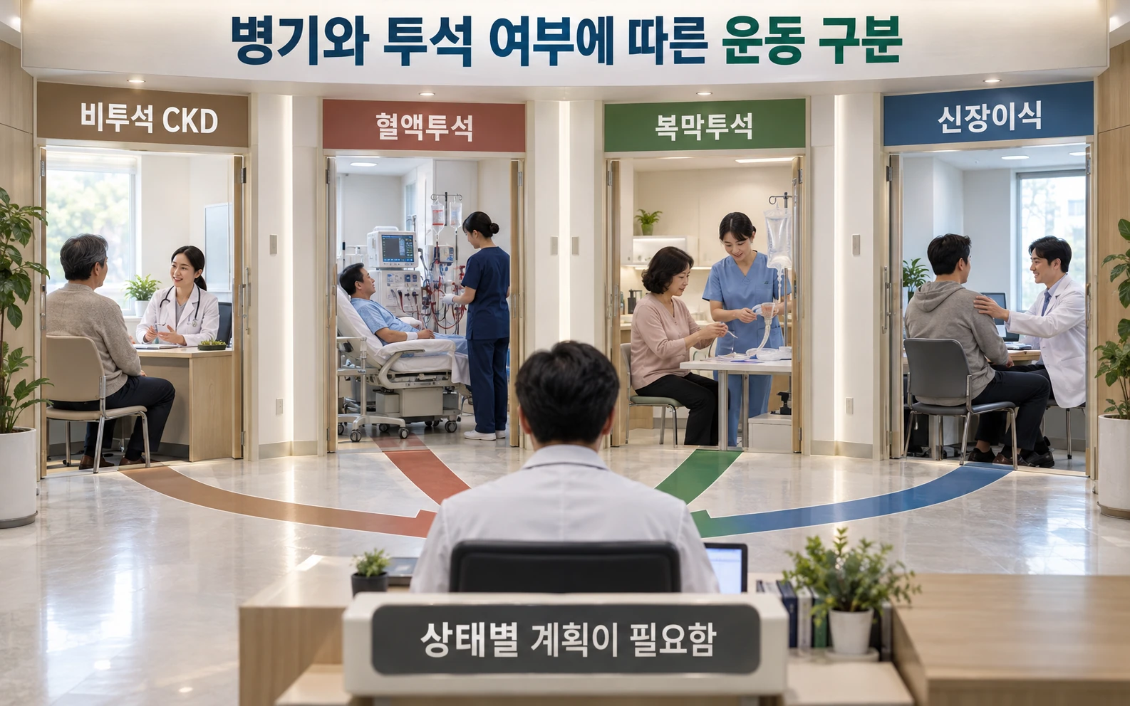 병기와 투석 여부에 따른 운동 구분의 연구 근거와 적용 범위