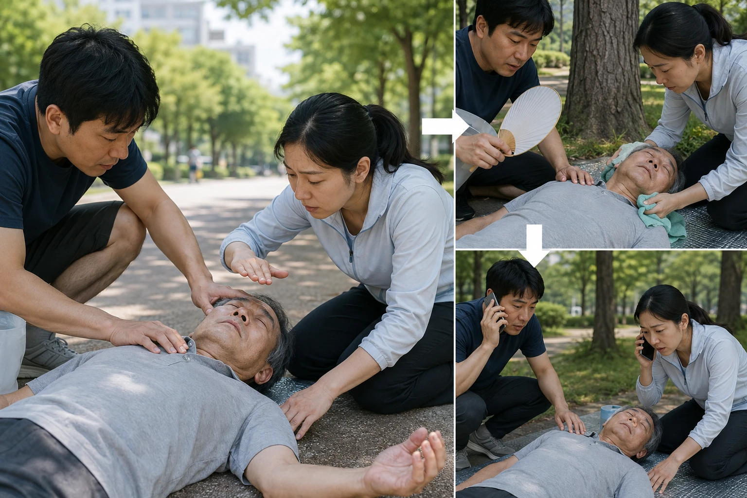온열질환 신호와 손상을 함께 확인