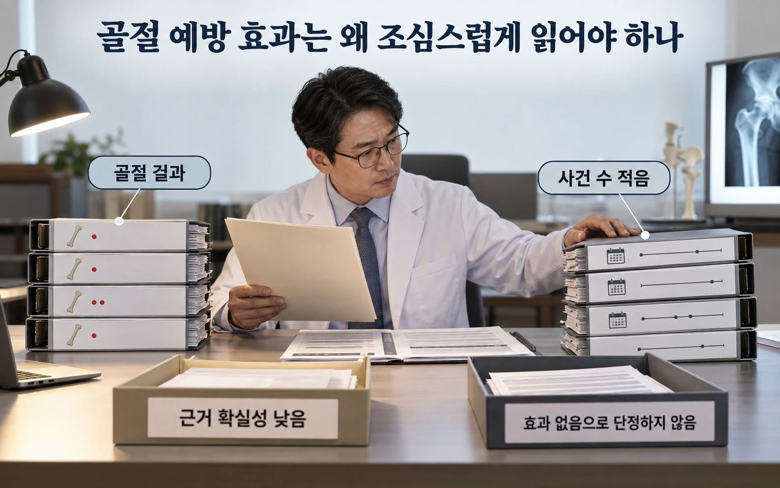 골절 예방 효과는 왜 조심스럽게 읽어야 하나의 근거와 적용 범위