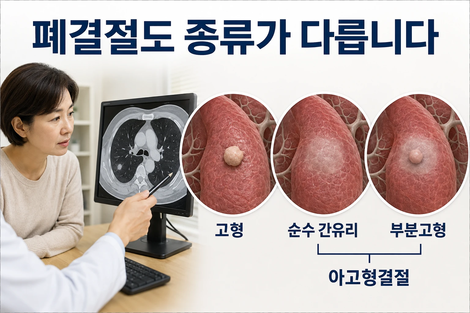 같은 결절이라는 말 안의 차이 내용을 정리한 본문 이미지