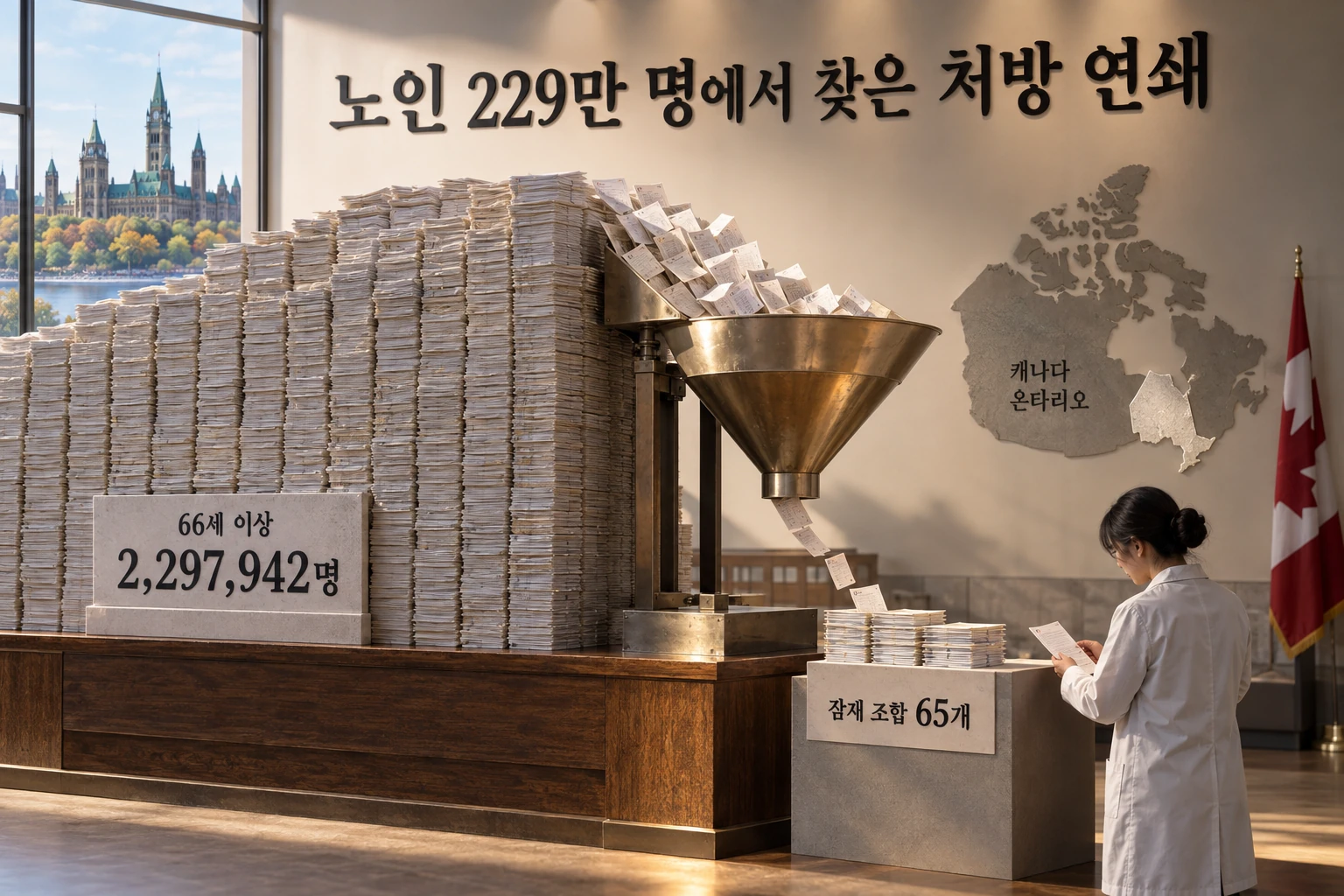 노인에게 약이 하나씩 늘어날 때, 부작용을 새 병으로 본 처방 연쇄는 없을까 연구 결과와 적용 한계를 보여주는 2번째 인포그래픽