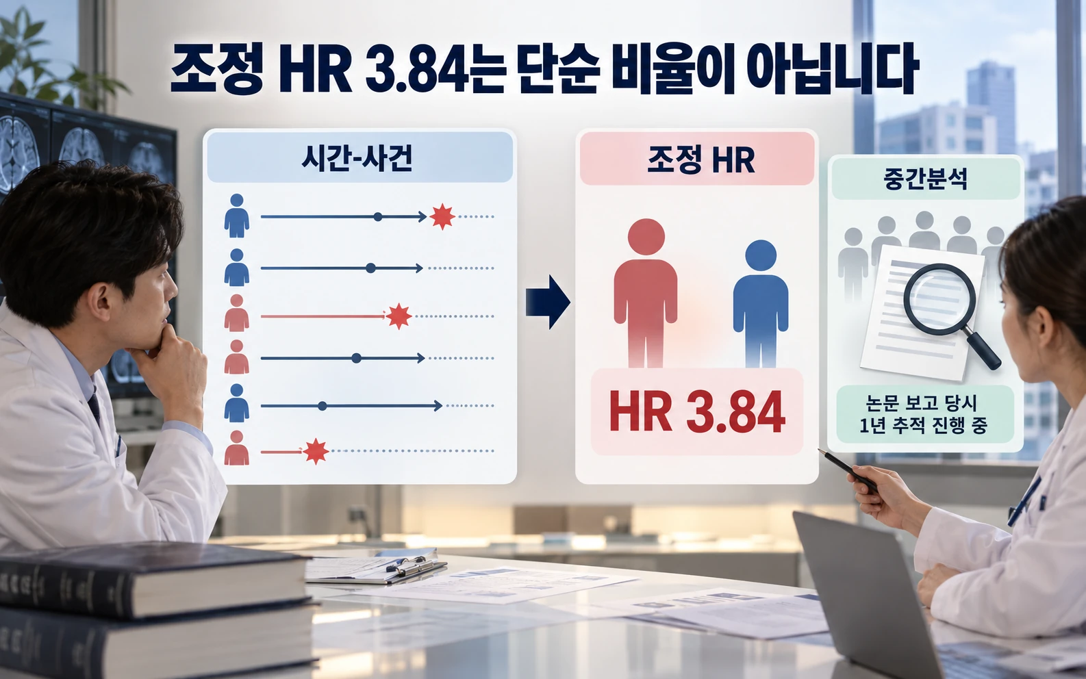 조정 HR 3.84는 단순 비율이 아닙니다